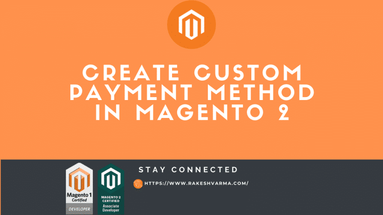 Create Custom Payment method in magento 2