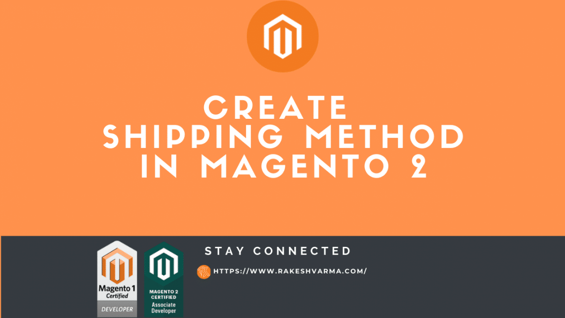 Create Shipping Method in Magento 2